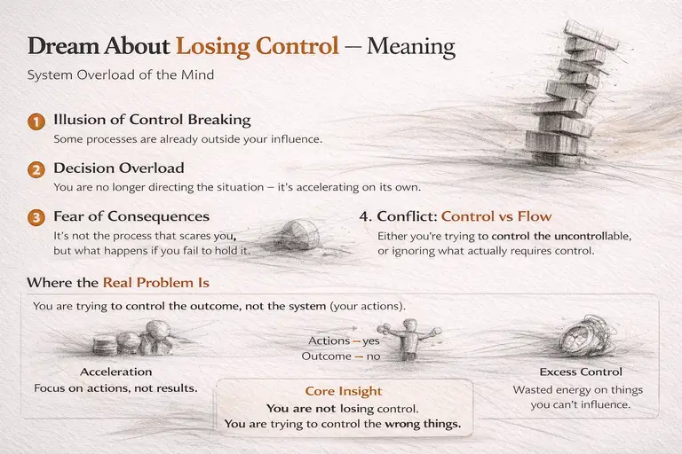 Dream About Losing Control Meaning