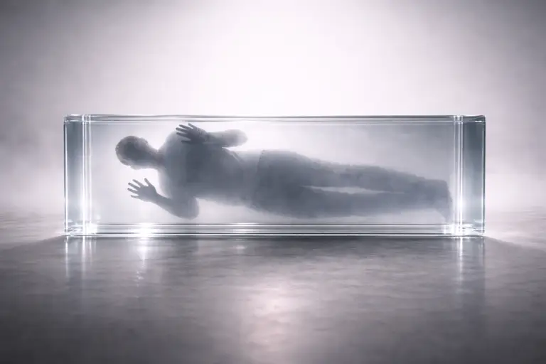 Buried Alive in a Glass Coffin