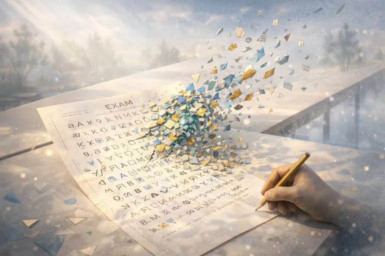 Dream About Writing Exam in Unknown Language