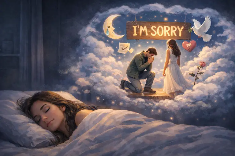 Dream about someone apologizing meaning