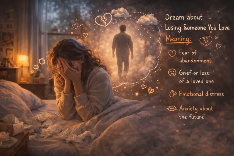 Dream about losing someone you love meaning