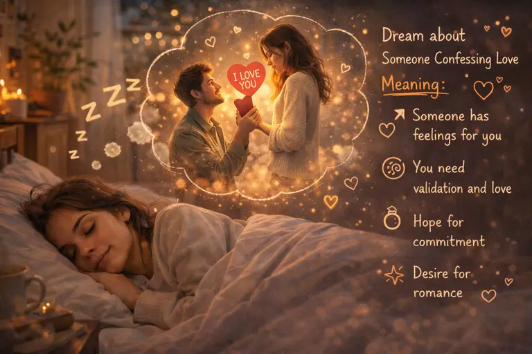 Dream about someone confessing love meaning