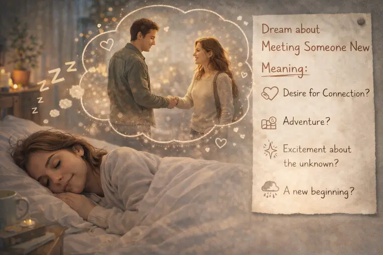 Dream about meeting someone new meaning