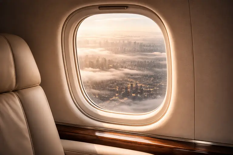 Dream About Flying Above a City in a Private Jet Meaning