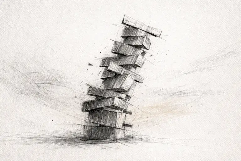 Losing Balance and Falling Repeatedly